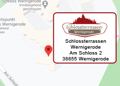 Anfahrt Schlossterrassen Wernigerode
